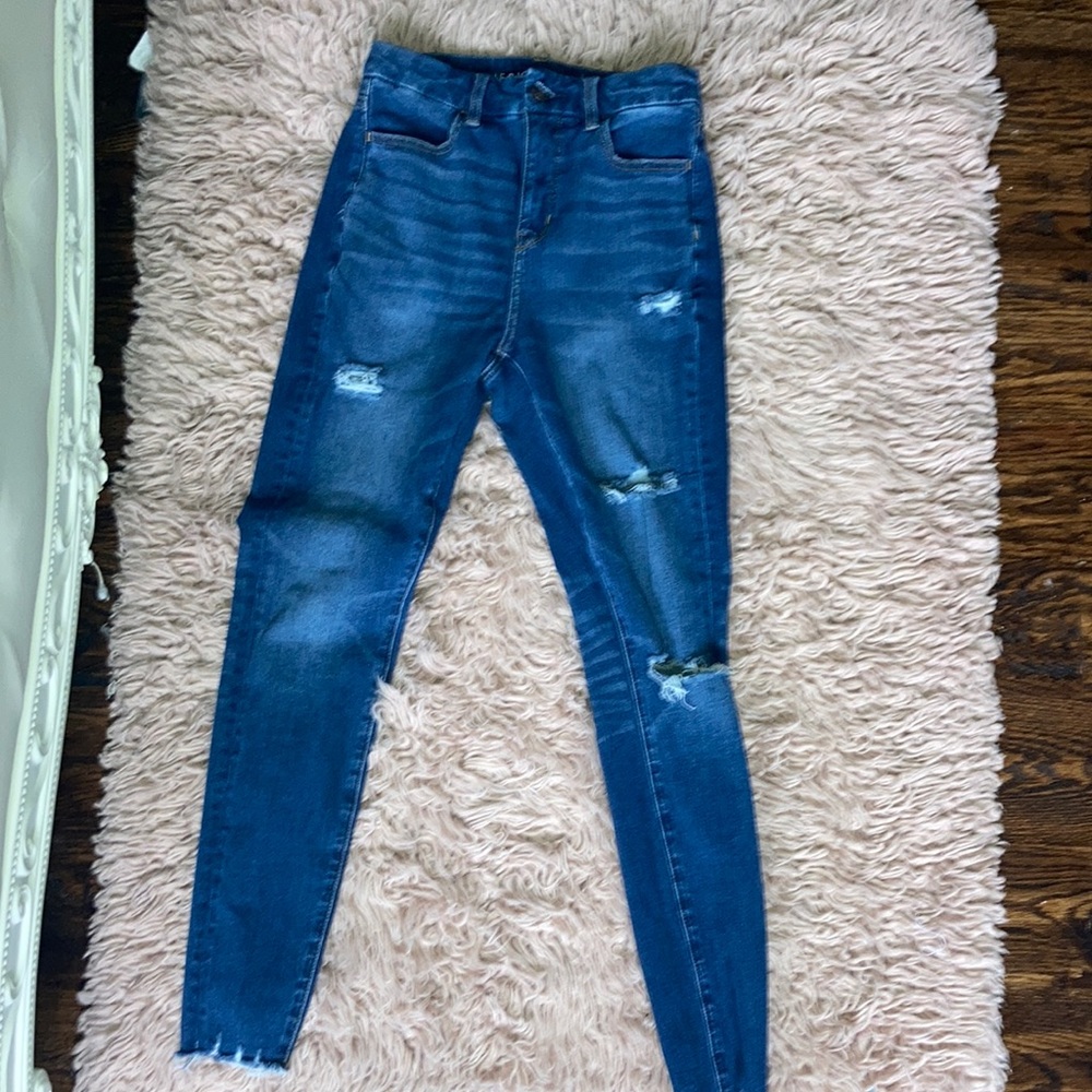 Americaneagle curvy hirise jeggings-size 4-regular